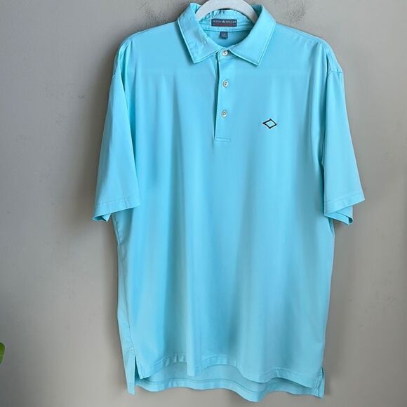 Peter Millar Summer Comfort Golf Polo Shirt M - Picture 1 of 7